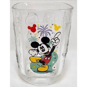 2000 Walt Disney World McDonald's Millenium Mickey Mouse Celebration Glass